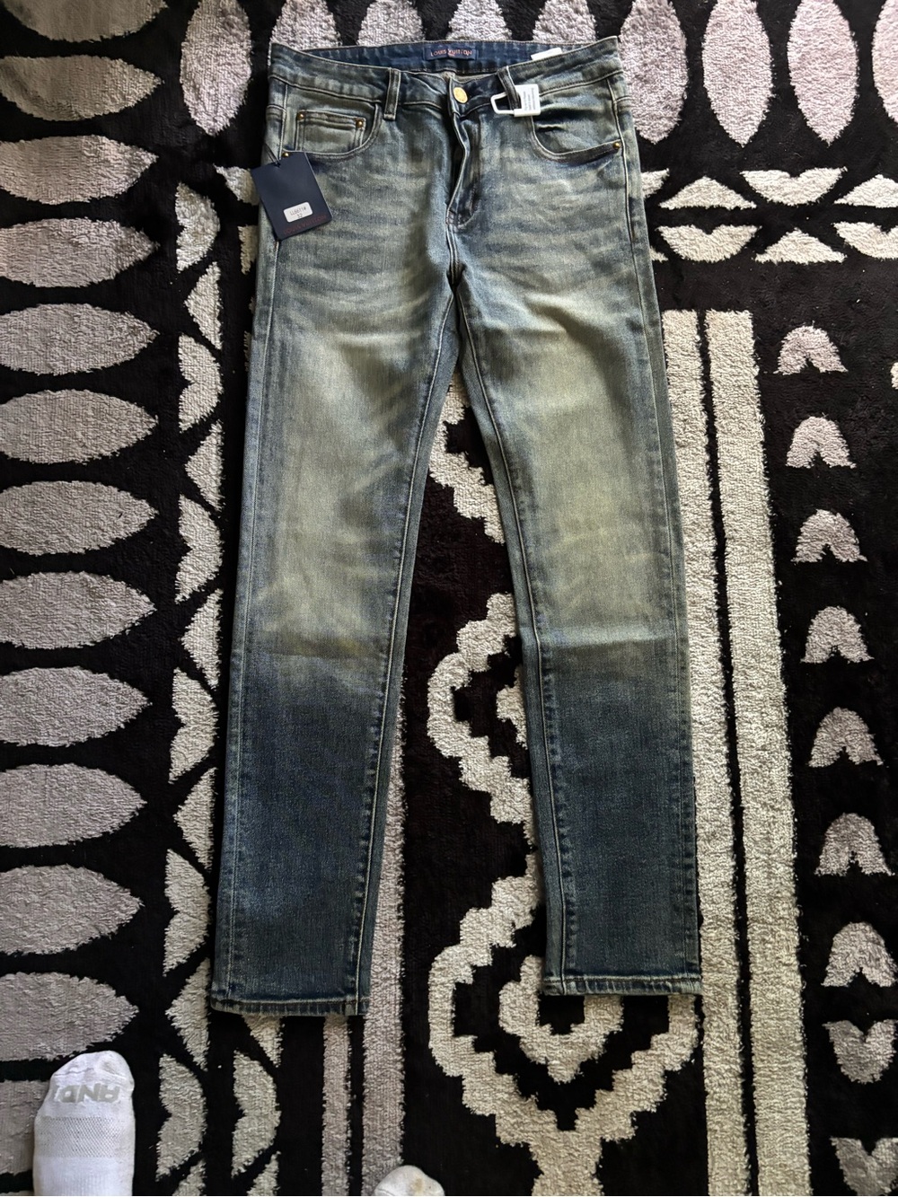 Slim Stretch Men’s Jeans in Washed Blue